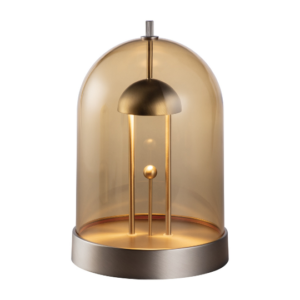 amber table lamp at IDMTL